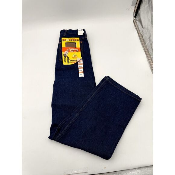 Wrangler Men's Size 48x32 Pro Rodeo Cowboy Cut Denim Jeans Dark Wash NWT - Picture 1 of 2